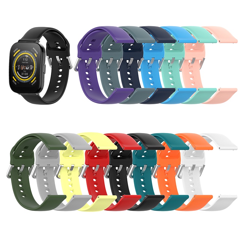 สายนาฬิกาข้อมือซิลิโคน แบบนิ่ม สําหรับ Amazfit Bip 5 Unity SmartWatch