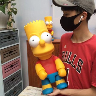 ตุ๊กตาฟิกเกอร์ไวนิล The Simpsons Simpsons ข้อต่อขยับได้ ขนาดใหญ่ สําหรับตกแต่ง