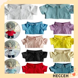 Hecceh เสื้อเชิ้ตแฟชั่น แฮนด์เมด สําหรับตุ๊กตาน่ารัก ขนาด 10 ซม.