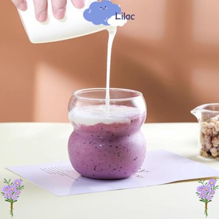 Lilacs แก้วกาแฟ แบบใส ทนความร้อน ความจุขนาดใหญ่ คุณภาพสูง ของใช้ในบ้าน