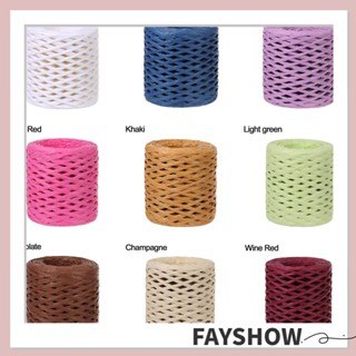 Fay เชือกถัก เป็นมิตรกับสิ่งแวดล้อม สําหรับถักหมวก เทปบรรจุภัณฑ์ Lafite