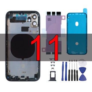 Oem ฝาครอบแบตเตอรี่ พร้อมกุญแจด้านข้าง และถาดซิม สําหรับ iPhone 11