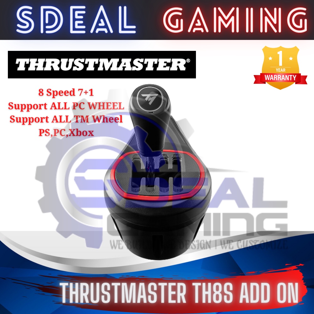 (การรับประกัน MYl) THRUSMASTER TH8S SHIFTER เพิ่มบน, PC SHIFTER / PS SHIFTER / XBOX SHIFTER