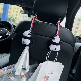 Car Hook Seat Back Car Hook Creative Car Weighing Cartoon Cute Panda Hook Hidden All Products MJa0