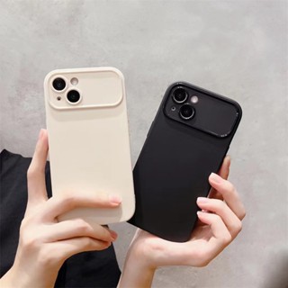 เคสโทรศัพท์มือถือ TPU นิ่ม กันตก สีพื้น สําหรับ Apple Iphone IP13 IP 13 Pro Max IP14 IP 14 Plus IP 14 Pro Max IP15 IP 15 Plus IP 15 Pro Max