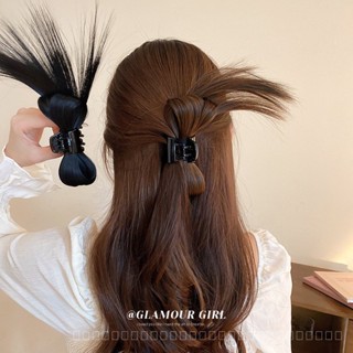 0827YWBY Kick Shuttlecock Wig Grip Womens Back Hair Volume Chicken Coop Bun Half Tie Barrettes Chignon Headdress DCSV