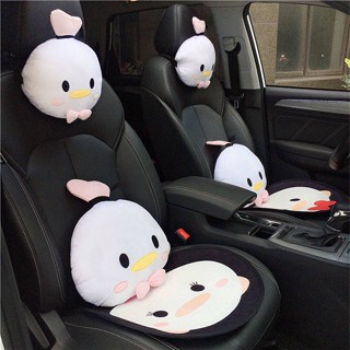 Automotive Headrest Cartoon Car Pillow Car Car Seat Cushion Creative Cute Car Cervical Pillow Internet Celebrity Goddess Style KNJM