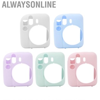 Alwaysonline For Mini 12  Case  Soft Silicone Cover Pure Color Bag for Film with Shoulder Strap