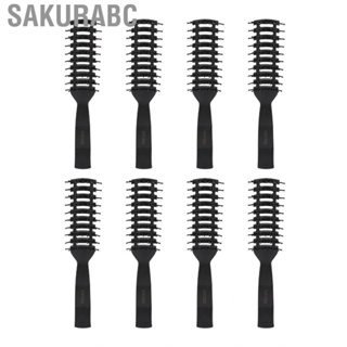 Sakurabc Vent Hair Brush  8pcs Vented Comb Detangling 9 Row for Short Long