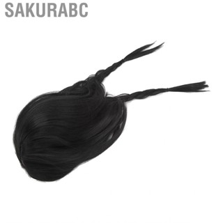 Sakurabc Wig Long Black  Women Adjustable Comfortable Ha Hbh