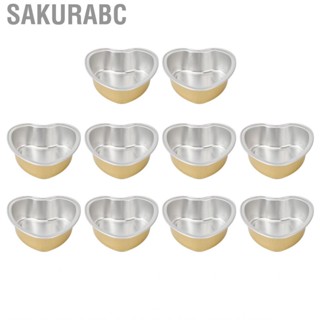 Sakurabc Wax Aluminium Melting Bowls  Bowl Portable Reusable Large Heart Shape for Hair