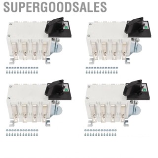 Supergoodsales 4P Manual Dual Power Transfer Switch IP65 Load