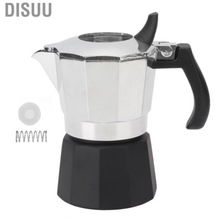 Disuu 100ml Moka Pot Double Valve High Pressure Black Lower Inner