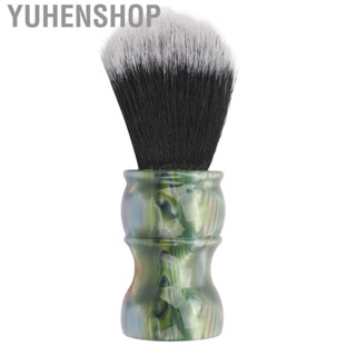 Yuhenshop Barber Shave Brush Tool Shaving Quick Beard Neatening Convenient Use Delicate Handle Durable for Men Home Travel