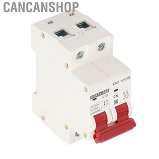 Cancanshop DC Circuit Breaker Miniature For PV System 500V 10A 2P