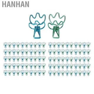 Hanhan Mini Paper Clips  Binder Hollow Design for Office