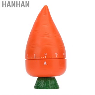 Hanhan Cooking Timer Cute Carrot Shape Mechanical For Kitchen Studying Exercise