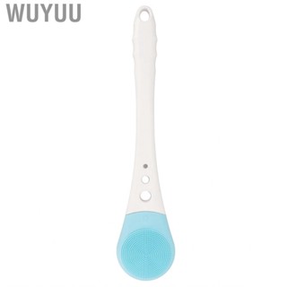 Wuyuu Silicone Bath Brush Handle Shower Back And Leg Arm Scrubber Exfoliating