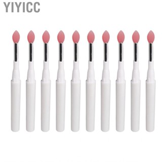 Yiyicc Lip Brushes Applicator 10Pcs Brush Set Portable Eyebrow Applicators.