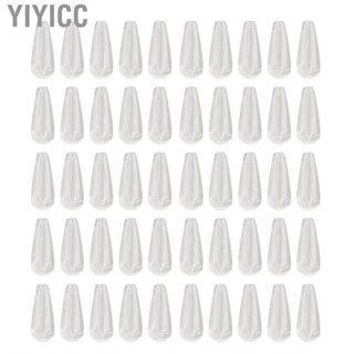 Yiyicc Clear  Color Card Glass Art Display Tips  for Salon Beginner