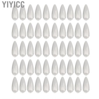 Yiyicc Nail Art Color Display Tips Easy Comparison Clear Glass Polish Card Safe Practice Skills  for Learners Pedicure