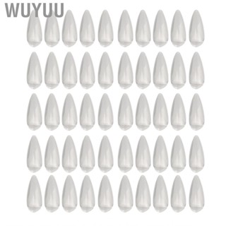 Wuyuu Nail Art Color Display Tips Easy Comparison Clear Glass Polish Card Safe Practice Skills  for Learners Pedicure