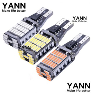 Yann1 ไฟถอยหลังรถยนต์ LED แคนบัส T15 45SMD 4014 สว่างมาก ทนทาน แบบเปลี่ยน 6 ชิ้น