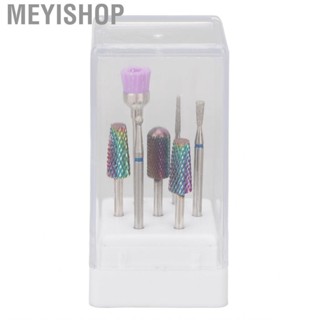 Meyishop Nail Drill Bits Polishing Heads 7pcs For Hard Gel