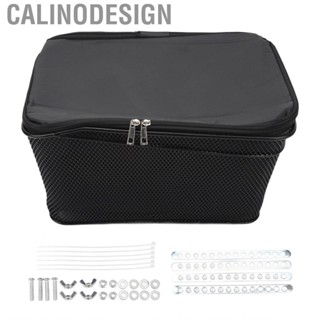 Calinodesign Bike Rack Bag Kit High Strength Easy Installation 20L  Rustproof 20kg Bearing Rear Storage  for Cycling