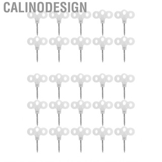 Calinodesign Tent Nail  Luminous 3 Holes Head Ground Anchors Peg for Camping