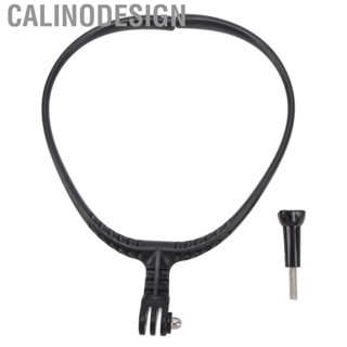 Calinodesign Selfie Neck Holder Mount Wide Compatibility Universal Interface Action  Curved Design Hands Free for Hiking