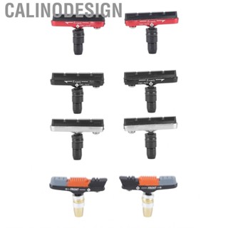 Calinodesign 1 Pair Bike Brake Pads Rubber Aluminum Alloy Quiet Mountain V Pad