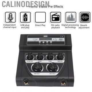 Calinodesign Home  Mixer  F8 BT Playback ABS with Control Panel for Studio