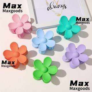 Maxg กิ๊บติดผมพลาสติก ลายดอกไม้ 7 สี สําหรับผู้หญิง 3 ชิ้น