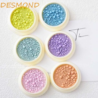 Desmond 6 สี / ชุด|ลูกปัดเหล็ก สําหรับตกแต่งเล็บ|เครื่องประดับลูกปัดสี สําหรับตกแต่งเล็บ|ลูกปัดคาเวียร์ ขนาดเล็ก สีสันสดใส สําหรับตกแต่งเล็บ