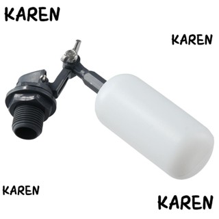 Karen วาล์วบอลลอยน้ํา ตัวกรองถังเก็บน้ํา PVC ตัวผู้ NPT 1/2 นิ้ว ขนาดเล็ก 2 ชิ้น