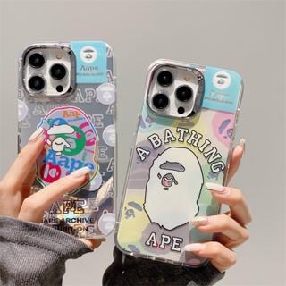 เคสโทรศัพท์มือถือ ลายการ์ตูน APE สําหรับ iPhone 12 13 14 15 Pro Max