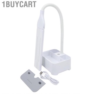 1buycart Table Lamp  3000-6500K  ABS USB Rechargeable 3 Gears Small Desktop Light 48 Beads 600mAh for Dormitory