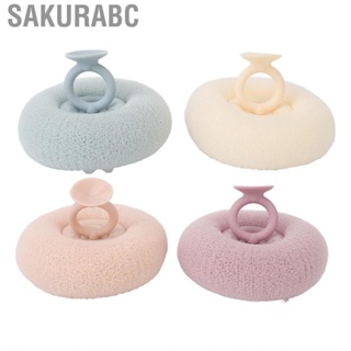 Sakurabc Shower Scrubber Mesh Ball  Bath Cleaning Ergonomic for Daily Use