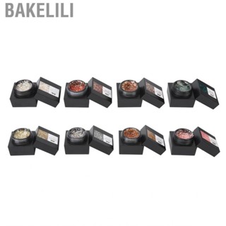 Bakelili Sand  Gel Polish  Soak Off UV Portable Delicate DIY 8 Colors for Nail Salon Beginners