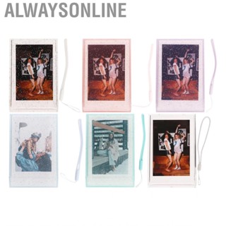 Alwaysonline Photo Storage Box for 3 Inch Instant  PC Mini Holder Case with Hand Rope Pictures Cards