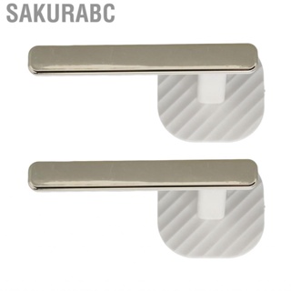 Sakurabc 2PCS Curtain Holdback White And Gold ABS Decorative Tie Back Hook Dr Hbh