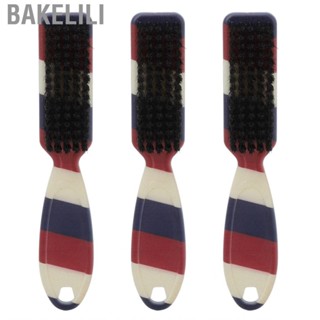 Bakelili 3pcs Soft Beard Fade Brush Ergonomic Handle Styling Cleaning For Hbh