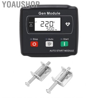 Yoaushop Generator Auto Controller DC8-35V 3 Working Modes Genset Control Module  Indicator Light Silicone Buttons for Diesel Engine