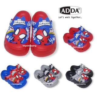 ADDA สไปเดอร์แมน CLOG Spider-Man รองเท้าแตะเด็กหัวโต รุ่น 57R06