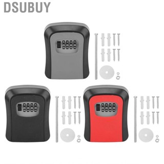 Dsubuy Key Lock Box  5 Keys  Resettable Code Combination Lockbox for Garages Emergency Entrances