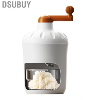 Dsubuy Ice Crusher  Elegant Hand Crank Shaved Machine Stainless Steel Blades Energy Saving for Restaurants