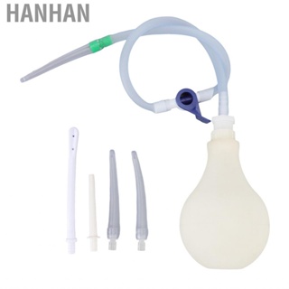 Hanhan Bulb Kit 320ml Curved Soft Head Silicone Vaginal Douche For