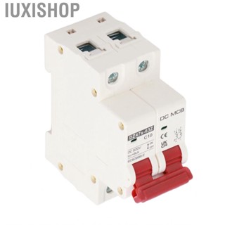 Iuxishop DC Circuit Breaker Miniature For PV System 500V 10A 2P