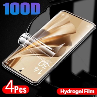 4Pcs Screen Protector Hydrogel Film For Oppo Reno10 Pro+ 5G Protective Film Not Glass Orro Appo Reno 10 Pro Plus 10Pro Reno10Pro